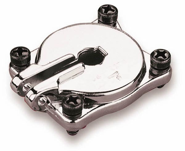 Chrome Accel Pump Cover Carburetor Diaphragm Housings and Covers Holley