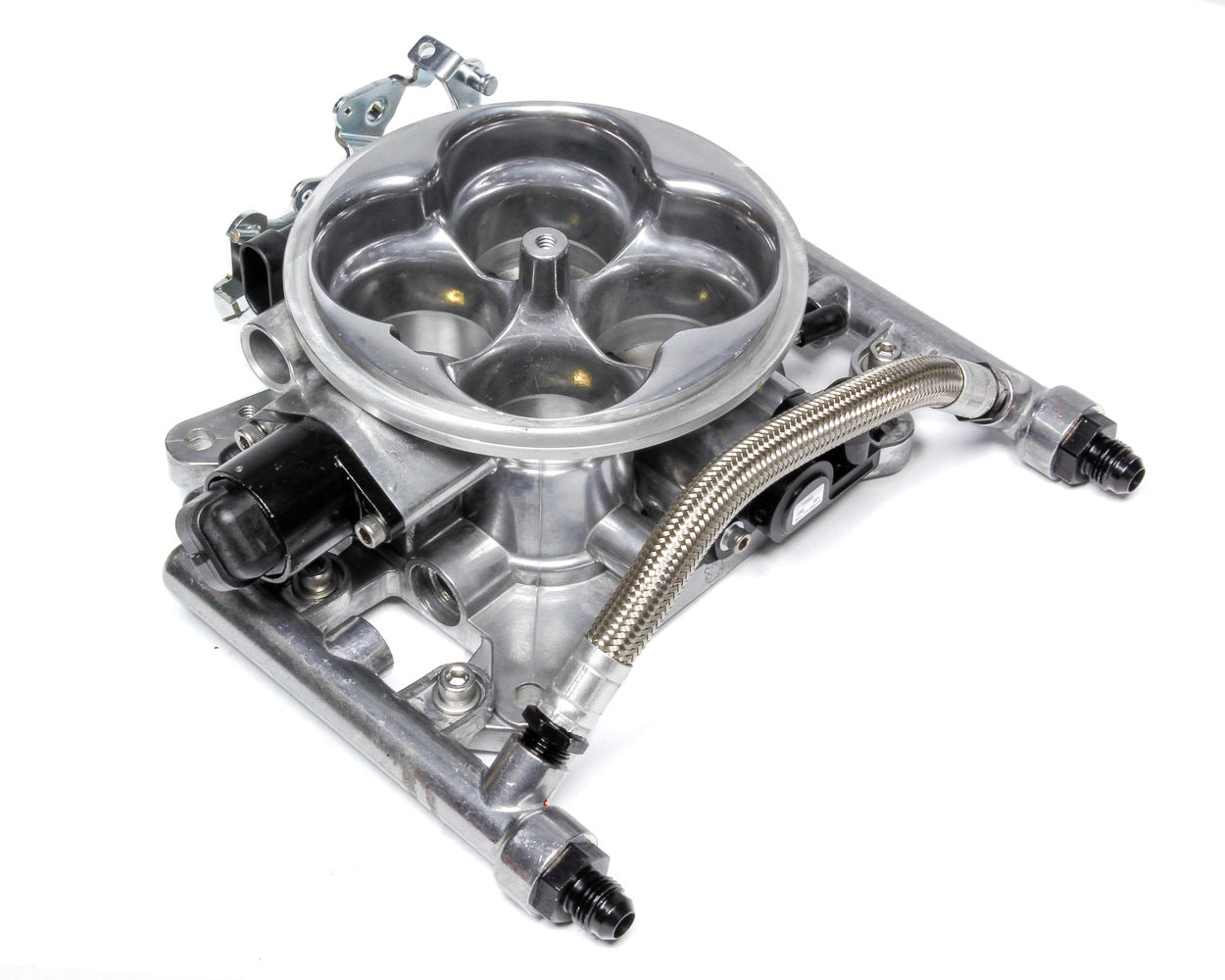 Terminator Throttle Body w/o Injectors Polished Throttle Bodies Holley