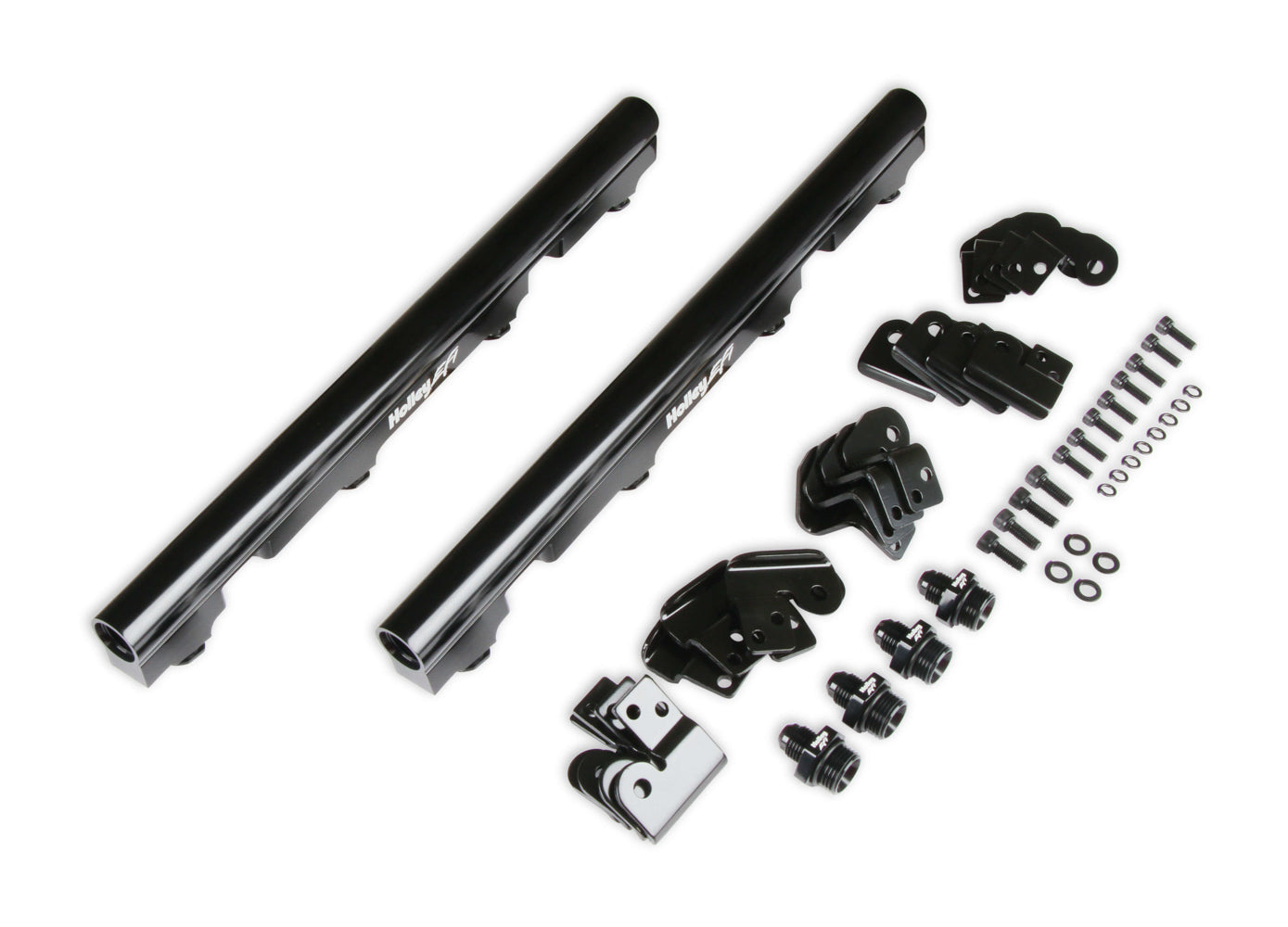 Billet Fuel Rail Kit GM LS Trucks w/OE Intakes Fuel Rails and Components Holley