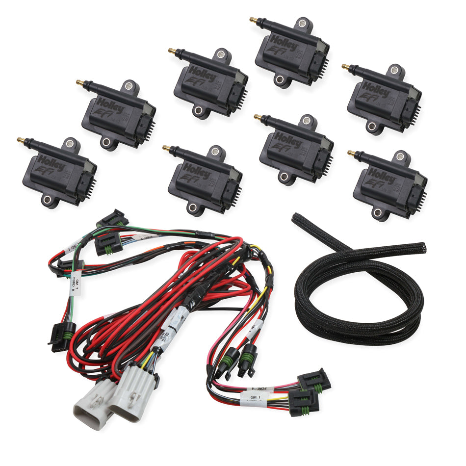 Smart Coil Kit 8-Cyl Ignition Coils Holley EFI