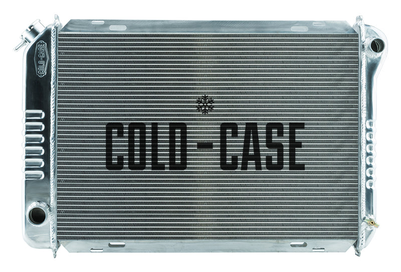 1987-1993 Ford Mustang Aluminum Radiator with 2 Rows of 1 Inch Tubes Auto Transmission Cold Case Radiators Radiator COLD-CASE Radiators
