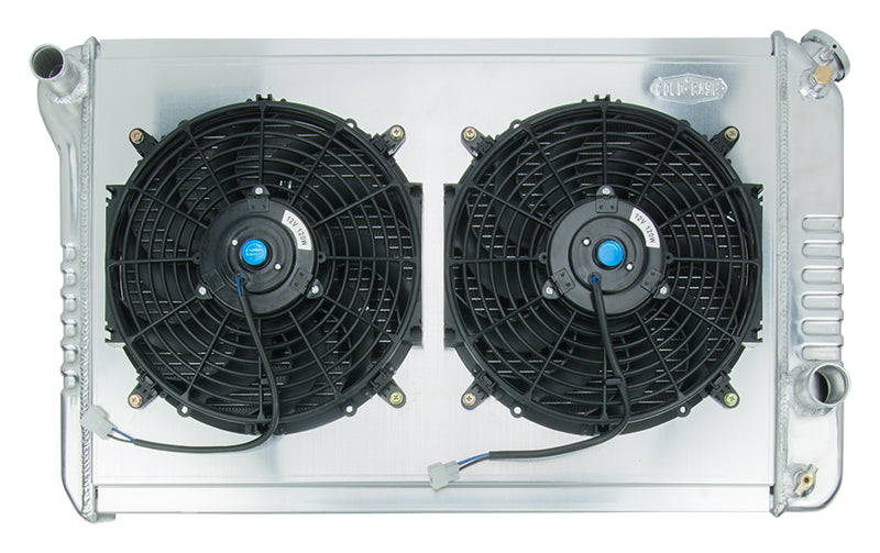 82-92 Camaro/Firebird 3rd Gen F-Body Aluminum Performance Radiator and 12 Inch Fan Kit Cold Case Radiators Radiator Kit COLD-CASE Radiators