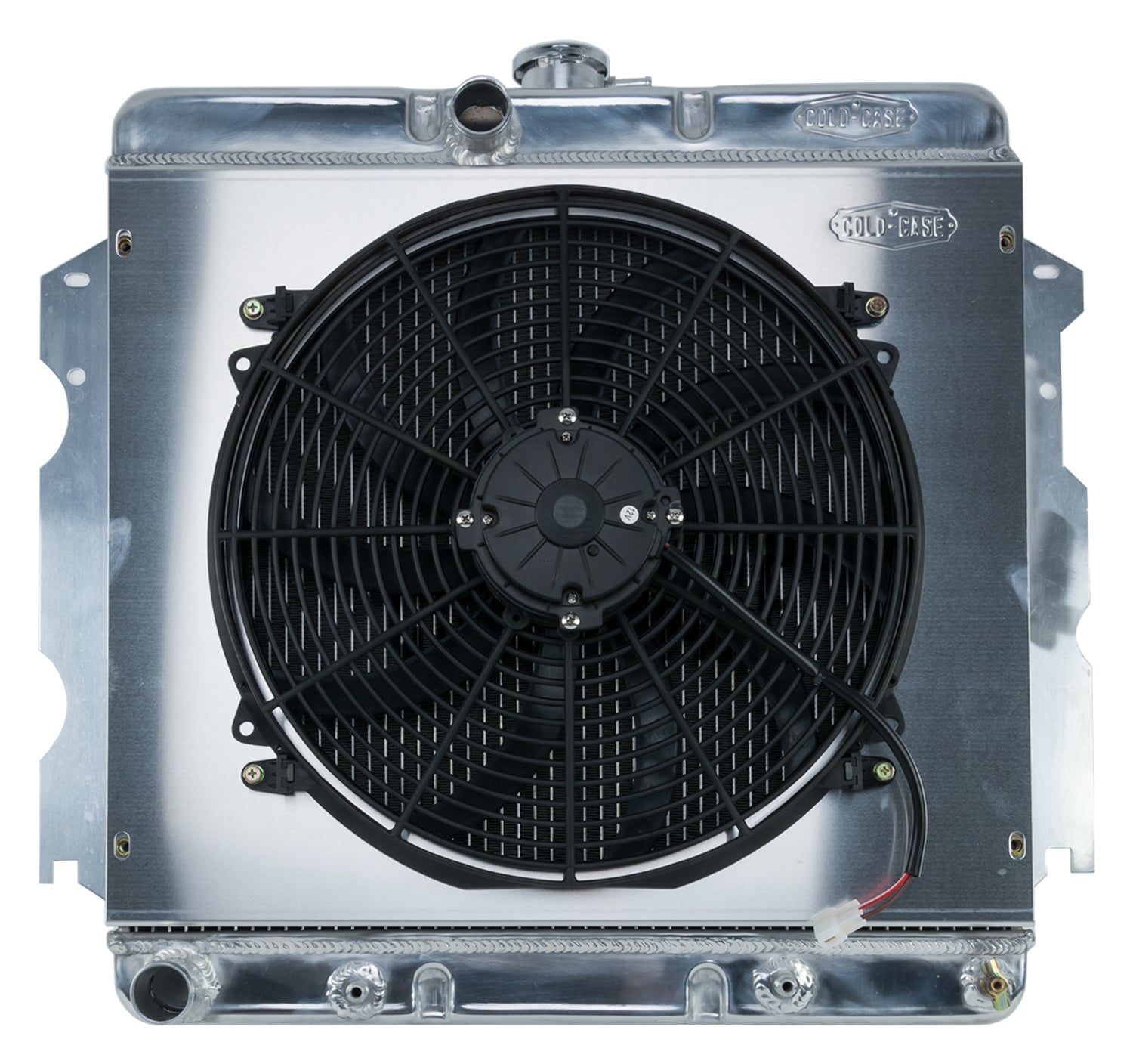 62-74 A,B,C,E Body SB Aluminum Performance Radiator And 16 Inch Fan Kit AT 18x22 Inch Cold Case Radiators Radiator Kit COLD-CASE Radiators
