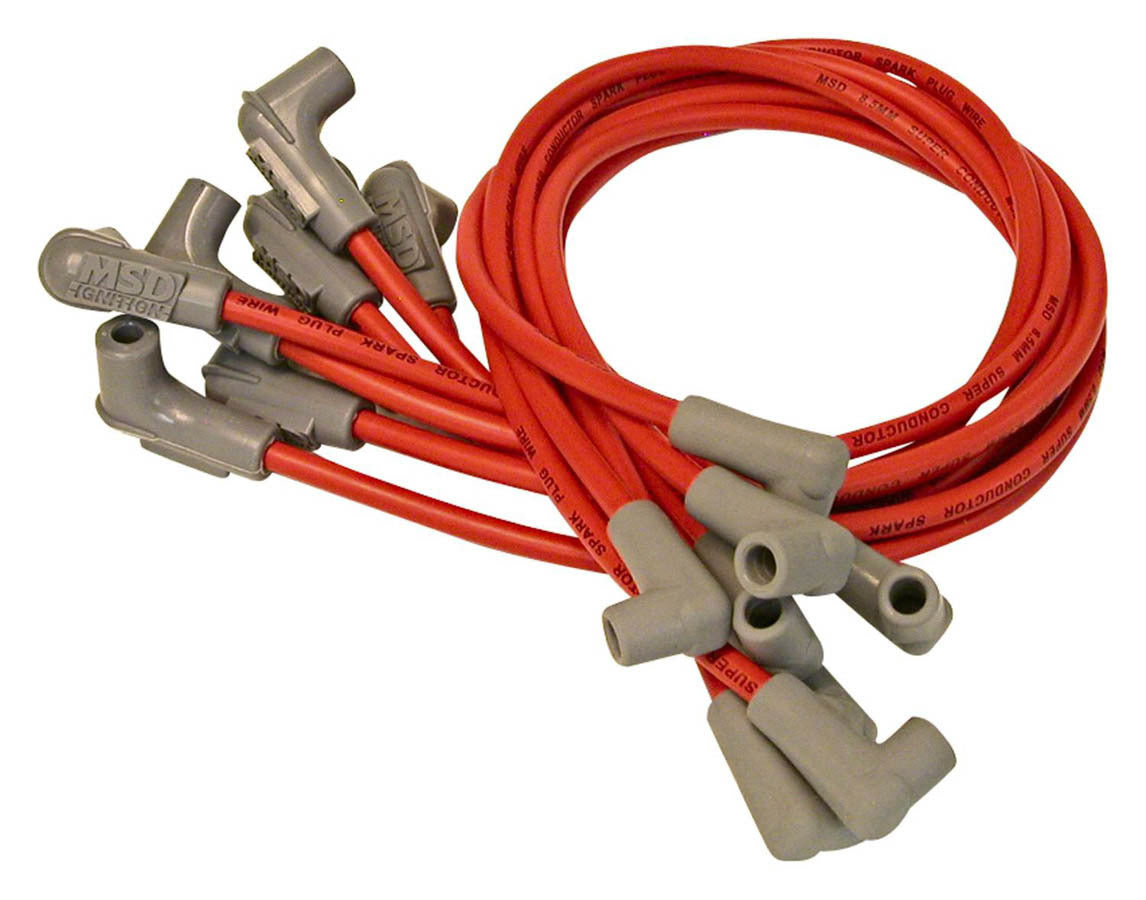 8.5mm BBC Race Tailored Plug Wire Set Spark Plug Wires MSD