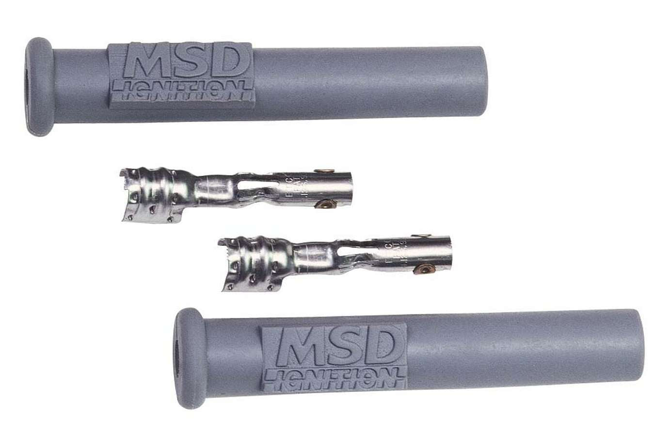 Straight Spark Plug Boots- 2 Per Card Spark Plug Boots MSD