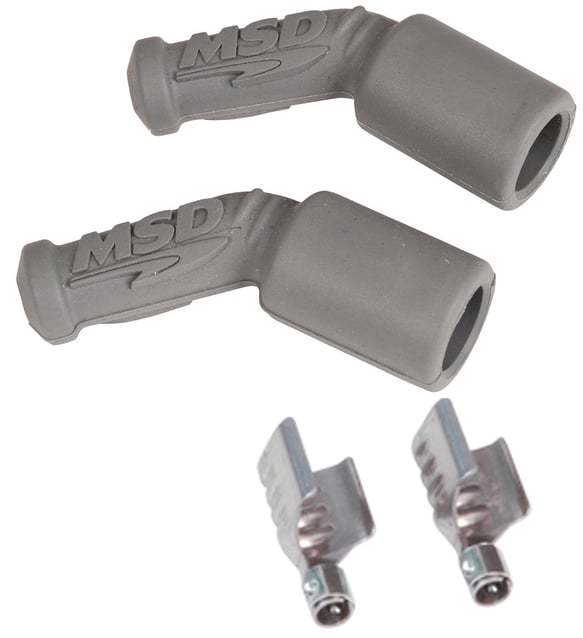 45 Degree Plug Boots & Terminals - LS1 2-Pack Spark Plug Boots MSD