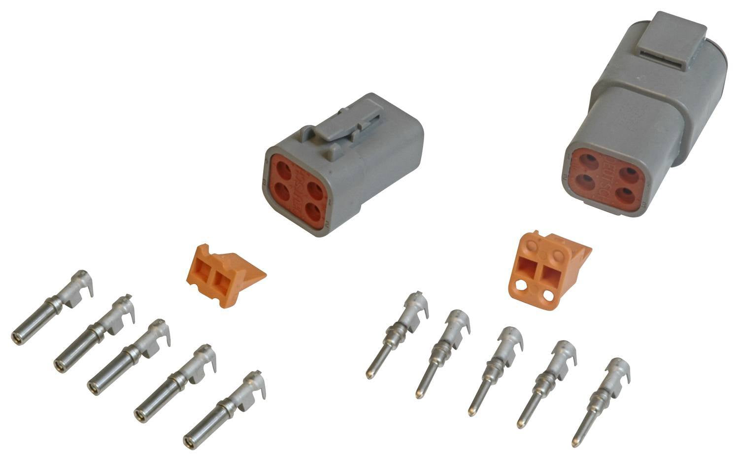 Deutsch 4-Pin Connector - 12-14 Gauge Wiring Connectors and Terminals MSD