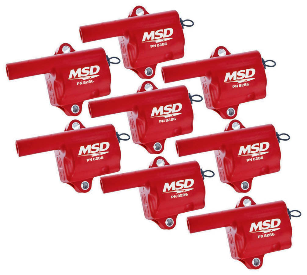 GM LS Truck Style Coils - (8) Ignition Coils MSD