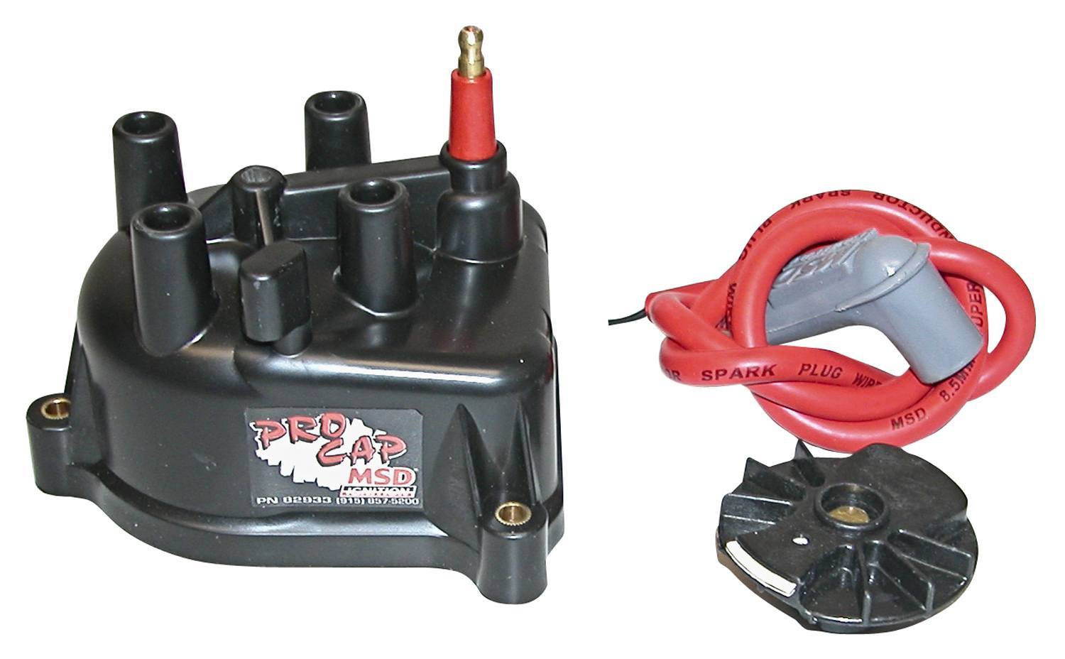 Cap & Rotor Kit - 94-01 Acura Integra GSR Distributor Caps MSD
