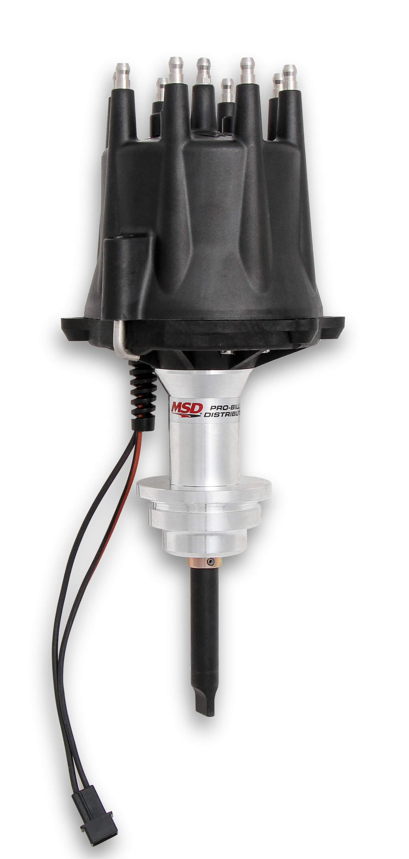 SBM 318-360 Distributor Pro-Billet w/Black Cap Distributors MSD