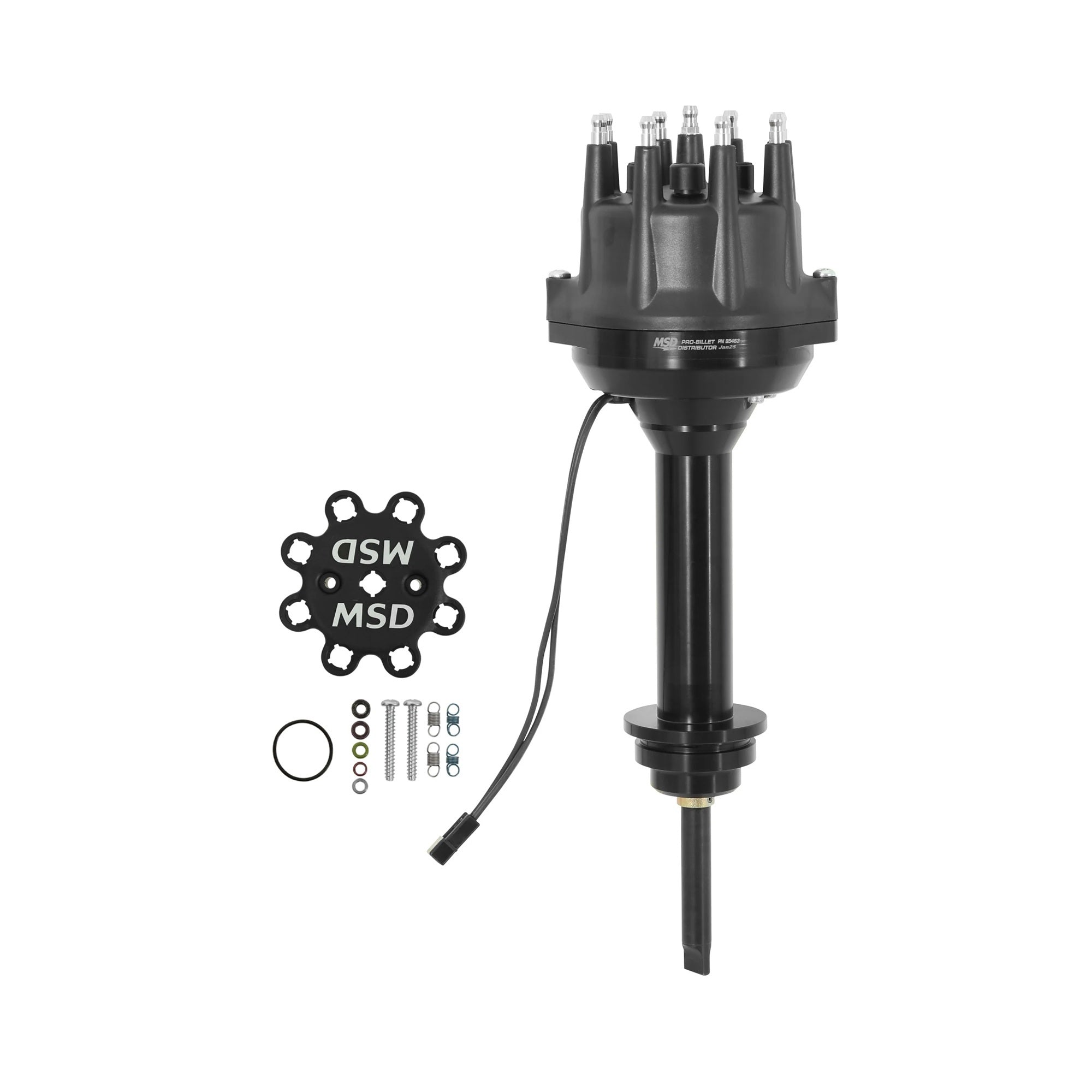 BBM 426-440 Pro Billet Distributor Black Finish Distributors MSD