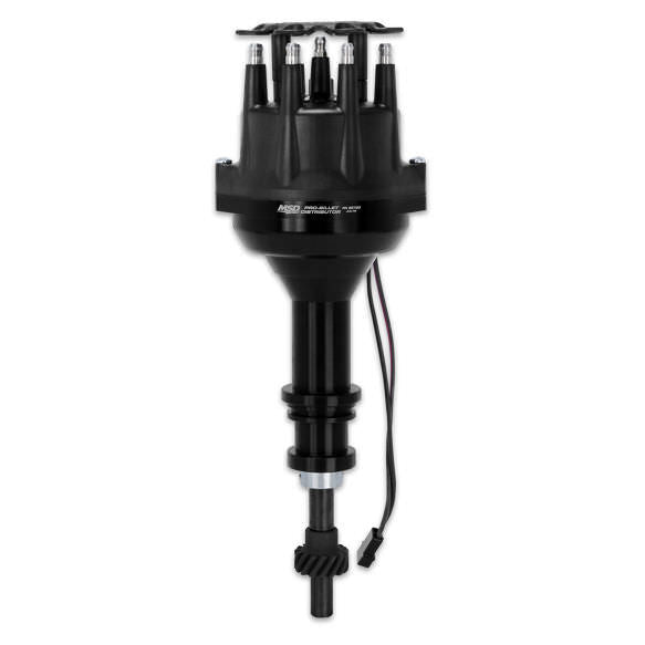 SBF 351W Pro Billet Distributor Black Finish Distributors MSD