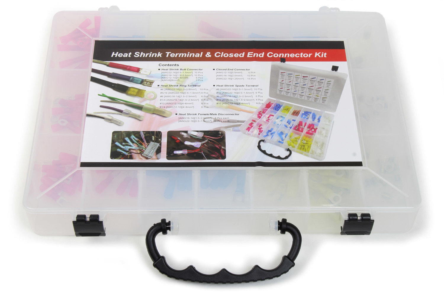 Terminal Kit w/Heat Shrink Ends (165pk) Wiring Connectors and Terminals Pertronix