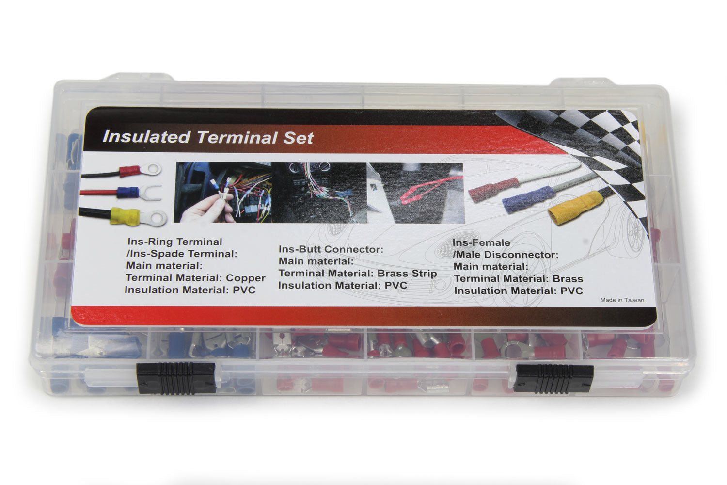 Terminal Kit Insulated (175pk) Wiring Connectors and Terminals Pertronix