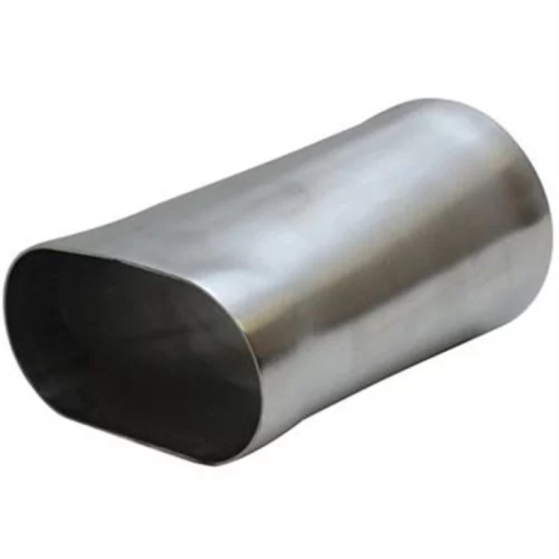 Granatelli 3.0in Round to 3.0in Oval Weld In Exhaust Adapter Exhaust Adapters Granatelli Motor Sports