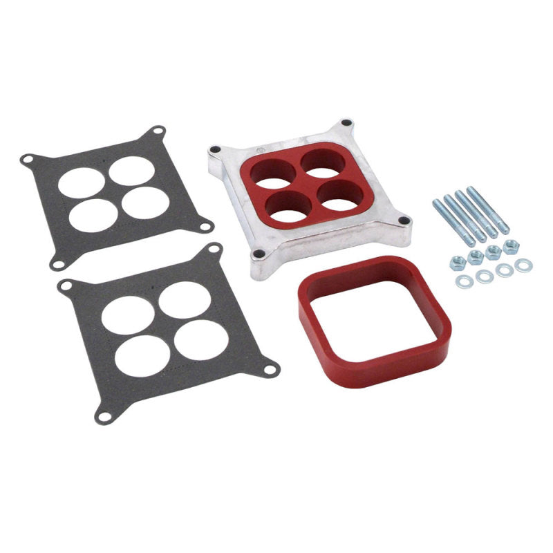 Spectre Carburetor Spacer - 1in. Open / 4-Port Carburetor Spacers Spectre