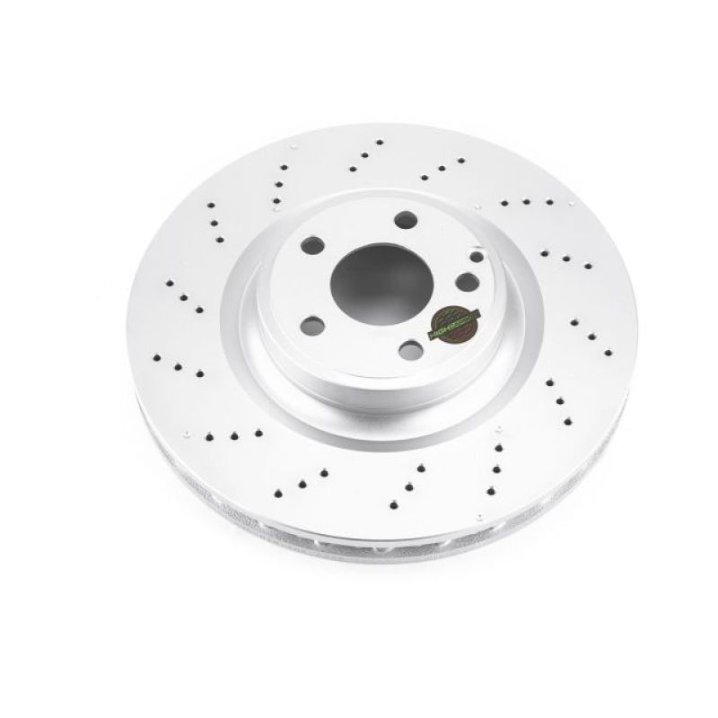 Power Stop 17-18 Mercedes-Benz SLC300 Front Evolution High Carbon Geomet Coated Rotor Brake Rotors - OE - Cryo PowerStop