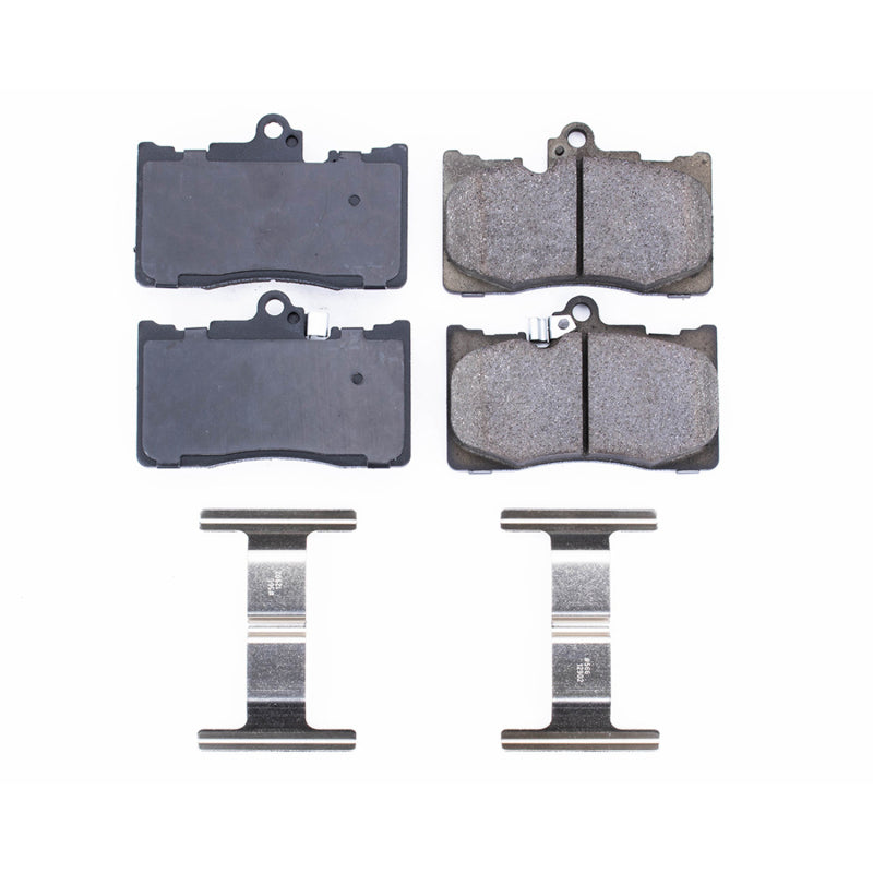 Power Stop 07-11 Lexus GS350 Front Z17 Evolution Ceramic Brake Pads w/Hardware Brake Pads - OE PowerStop