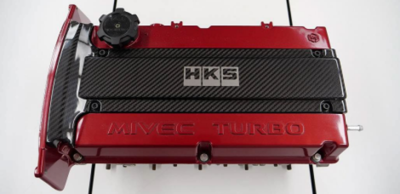 HKS CARBON PLUG COVER 4G63 (Lancer Evolution IV - IX) Engine Covers HKS