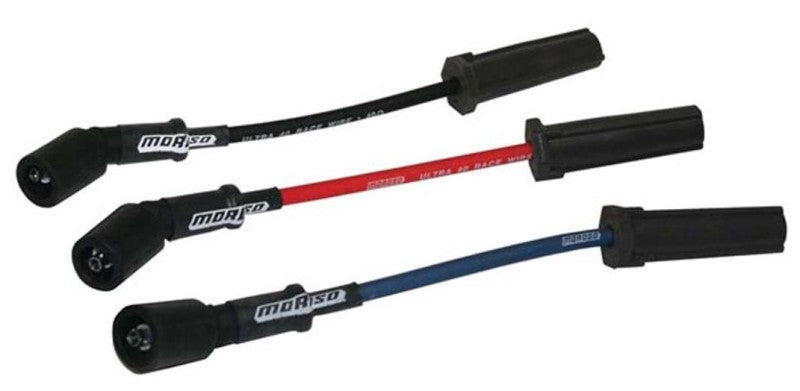 Moroso GM LS Ignition Wire Set - Ultra 40 - Unsleeved - Coil-On - 9.75in Wire - Red Spark Plug Wire Sets Moroso
