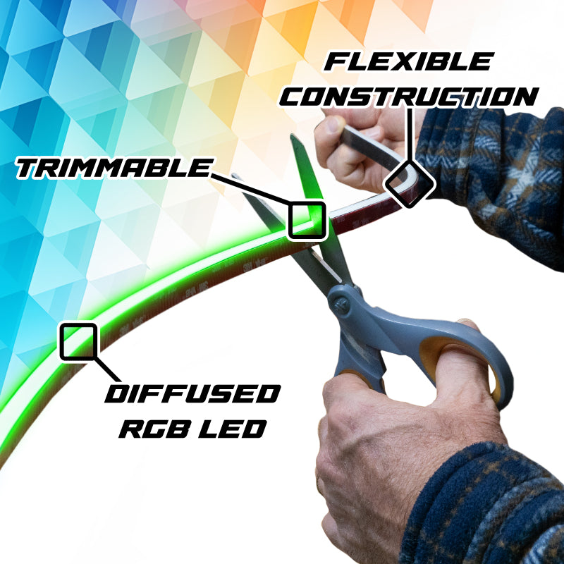 XK Glow Addressable Accent Light Strip Kit For Jeep Light Accessories and Wiring XKGLOW