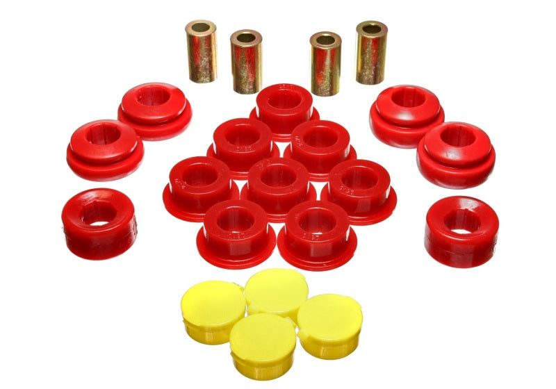Energy Suspension 02-04 Acura RSX (includes Type S) Red Rear Control Arm Bushing Set Bushing Kits Energy Suspension