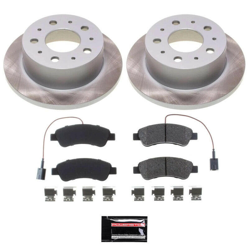 Power Stop 14-21 Ram ProMaster 3500 Rear Semi-Coated Rotor Kit Brake Kits - Performance Blank PowerStop