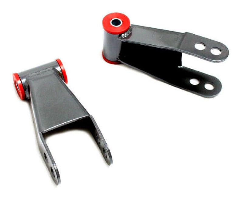 MaxTrac 04-14 Ford F-150 2WD 2in Rear Lowering Shackles Shackle Kits Maxtrac