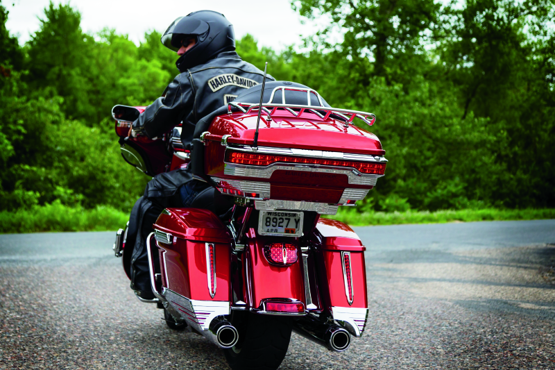 Kuryakyn Tri-Line Accent For Rear Tour-Pak Light Chrome Tail Lights Kuryakyn