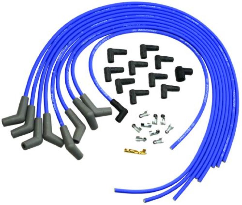 Ford Racing 9mm Spark Plug Wire Sets - Blue Spark Plug Wire Sets Ford Racing