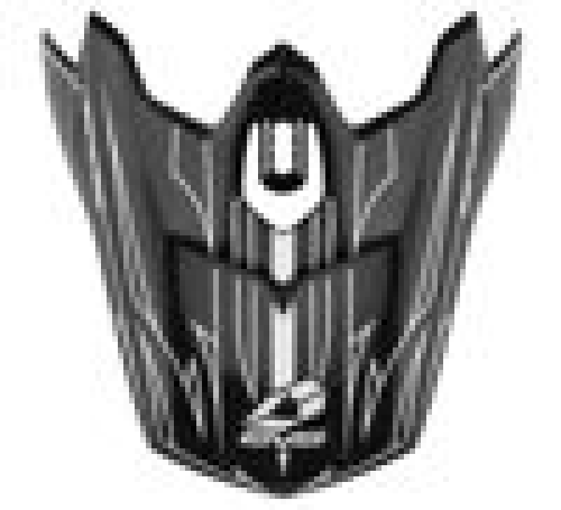 EVS T3 Pinner Visor - Matte Black/White Helmets and Accessories EVS