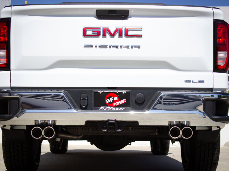 aFe Vulcan Series 3-2.5in 304SS Exh Cat-Back w/ Pol Tips 2019 GM Silverado/Sierra 1500 L4-2.7L (t) Catback aFe
