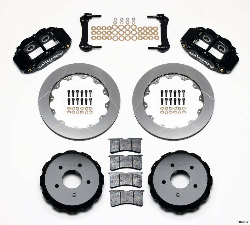 Wilwood Narrow Superlite 4R Rear Kit 12.88in 97-04 Corvette C5/Z06 Big Brake Kits Wilwood