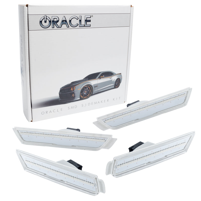 Oracle 10-15 Chevrolet Camaro Concept Sidemarker Set - Clear - No Paint Light Strip LED ORACLE Lighting