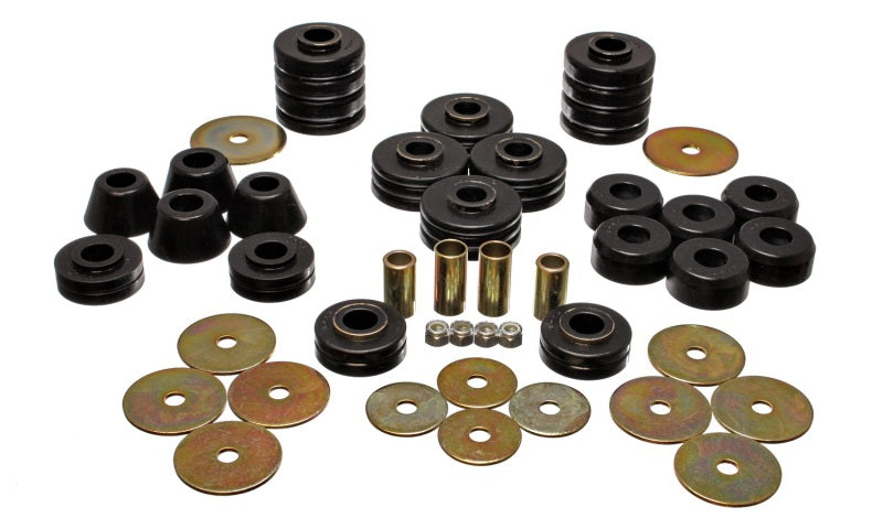 Energy Suspension 73-95 K5 Blazer Black Body(cab) Mount Set Bushing Kits Energy Suspension