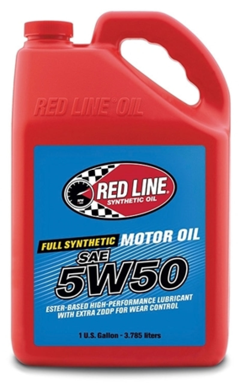 Red Line 5W50 Motor Oil - Gallon Motor Oils Red Line