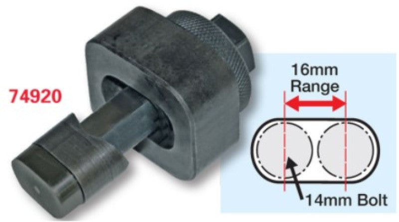 SPC Performance 14x16mm Slot Punch Tool Tools SPC Performance