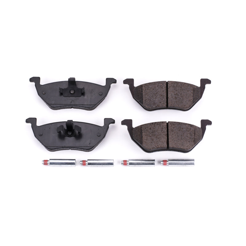 Power Stop 05-08 Ford Escape Rear Z17 Evolution Ceramic Brake Pads w/Hardware Brake Pads - OE PowerStop