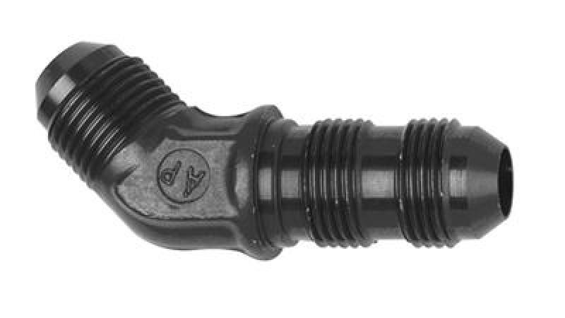 Fragola -10AN x 45 Degree Bulkhead - Black Fittings Fragola