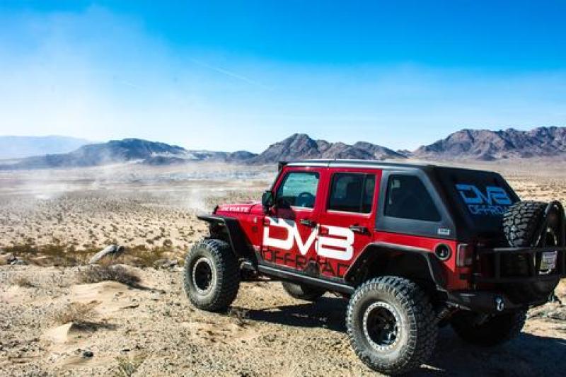 DV8 Offroad 07-18 Jeep Wrangler JK Front & Rear Flat Tube Fenders Fenders DV8 Offroad