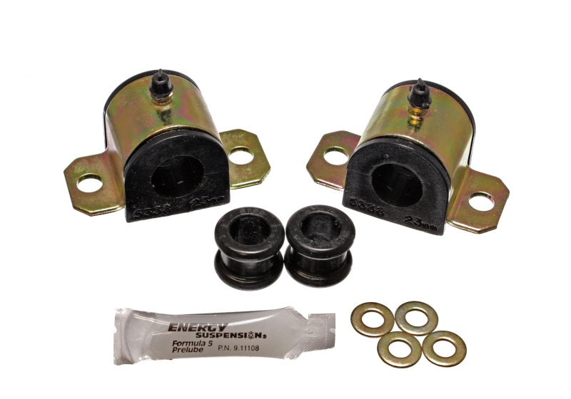 Energy Suspension 92-01 Honda Prelude Black 23mm Front Sway Bar Bushings (Sway Bar end link bushings Bushing Kits Energy Suspension