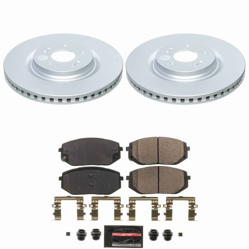 Power Stop 21-25 Hyundai Sonata Front Z23 Coated Brake Kit Brake Kits - Performance D&S PowerStop