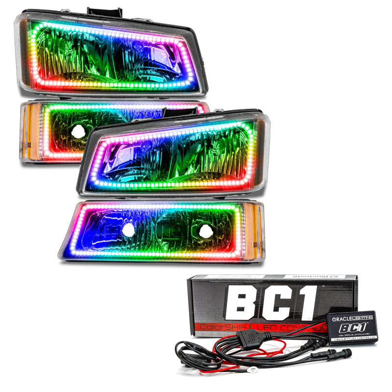 Oracle 03-06 Chevy Silverado Pre-Assembled Headlights w/Parking Lights- w/ BC1 Cntrl Headlights ORACLE Lighting
