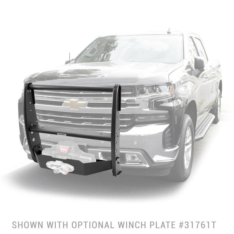 Go Rhino 19-20 Chevrolet Silverado 1500 3000 Extreme Series StepGuard - Textured Black Grille Guards Go Rhino