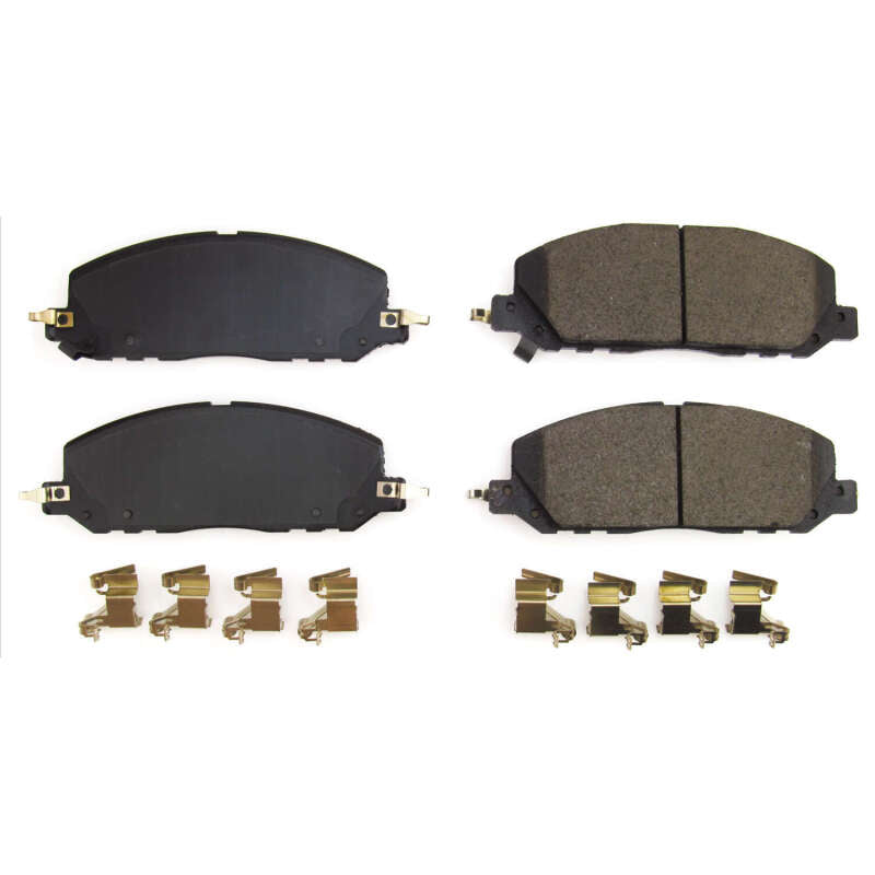 Power Stop 20-21 Ford Explorer Front Z17 Evolution Ceramic Brake Pads w/Hardware Brake Pads - OE PowerStop