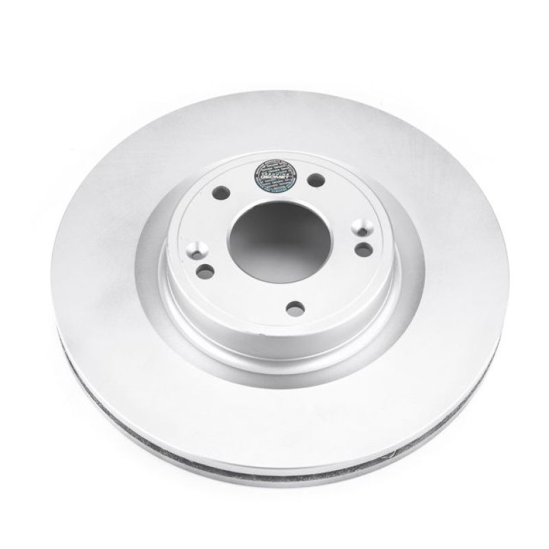 Power Stop 10-16 Hyundai Genesis Coupe Front Evolution Geomet Coated Rotor Brake Rotors - OE - Cryo PowerStop