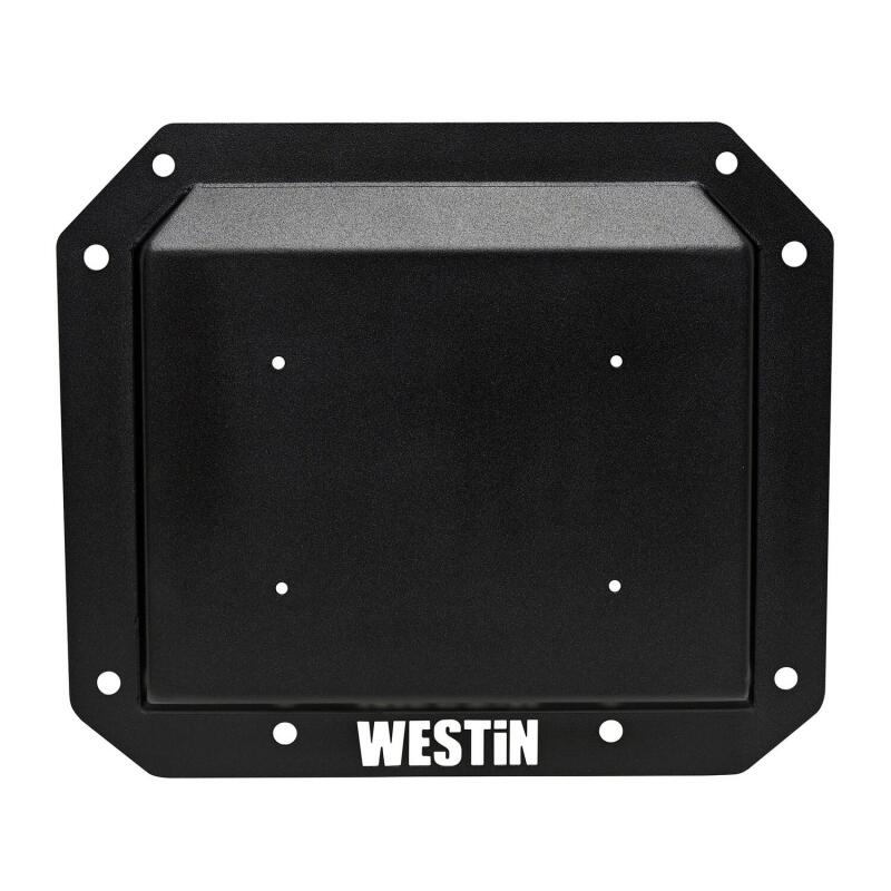 Westin 21-25 Ford Bronco (Excl. Sport) Spare Tire Delete Plate - Tex. Blk Tire Carriers Westin
