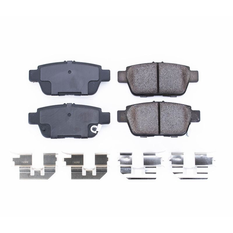 Power Stop 09-14 Acura TL Rear Z17 Evolution Ceramic Brake Pads w/Hardware Brake Pads - OE PowerStop