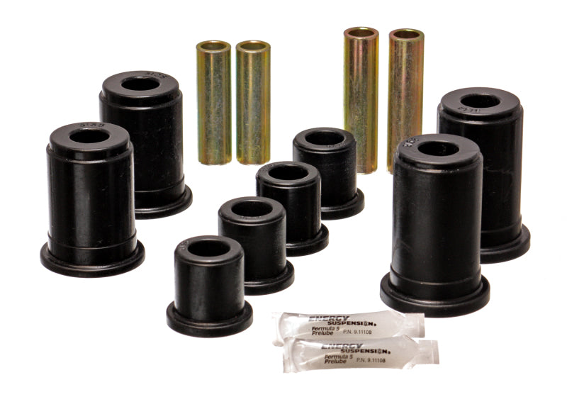 Energy Suspension 99-04 Chevy Silverado/GMC Sierra Black Front and Lower Control Arm Bushing Set Bushing Kits Energy Suspension
