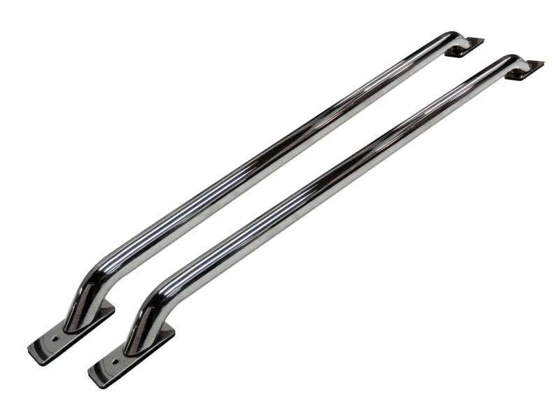 Go Rhino 07-13 Chevrolet Silverado Stake Pocket Bed Rails - Chrome Bed Rails Go Rhino